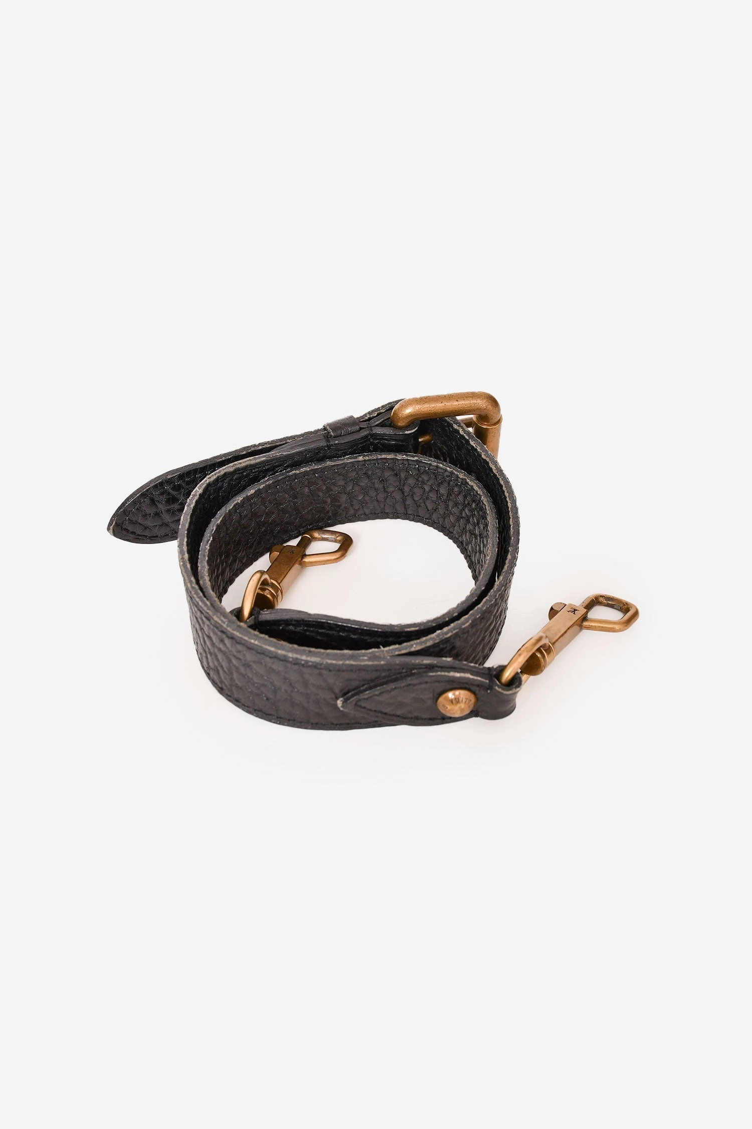 Louis Vuitton Grey Denim Monogram 'Cabby MM' Bag with Strap (As Is)