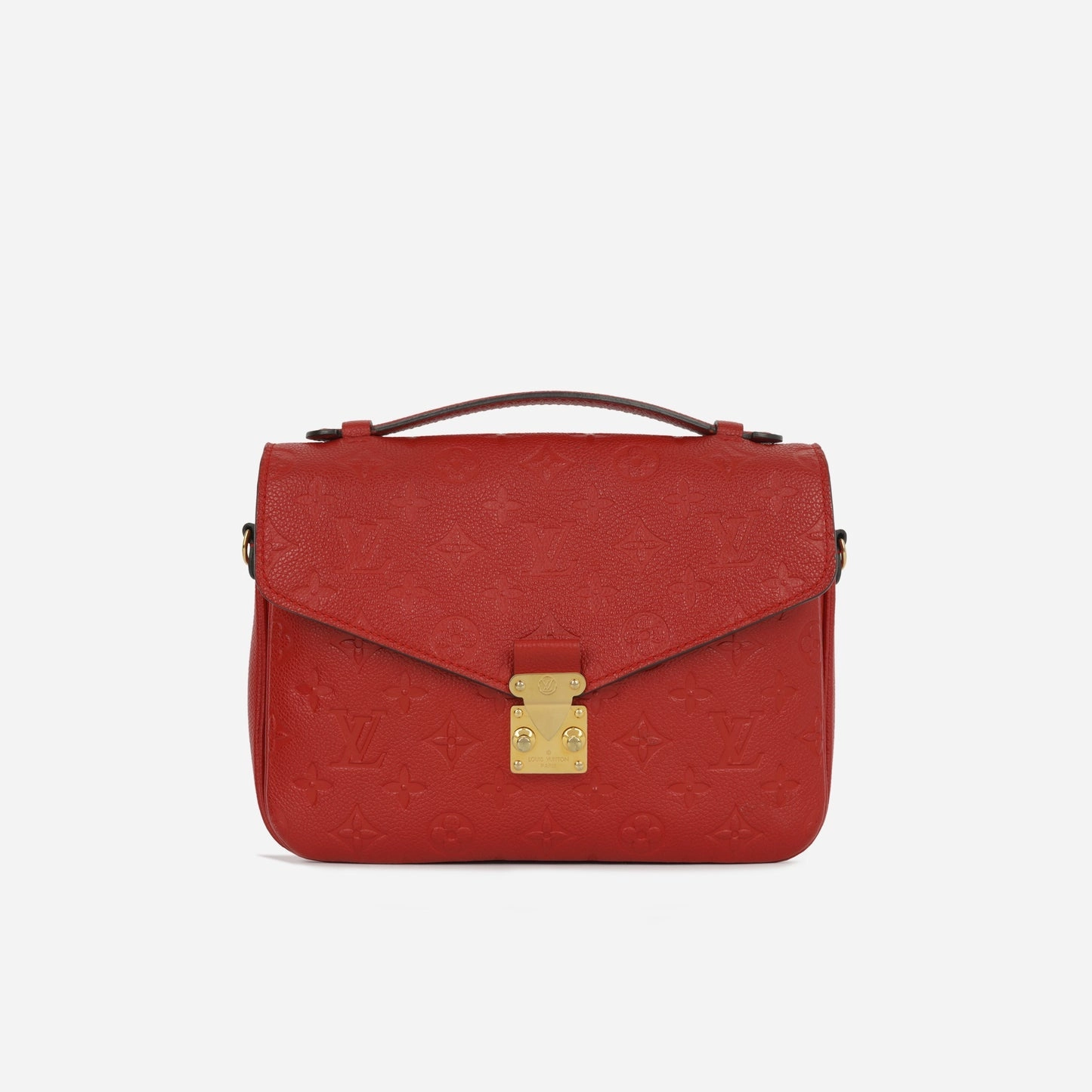 Louis Vuitton Louis Vuitton - Pochette Mtis - Red Empreinte Leather GHW - Pre-Loved