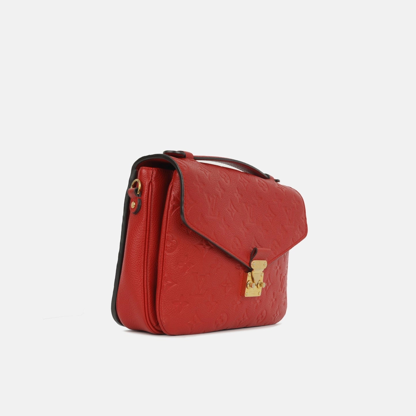 Louis Vuitton Louis Vuitton - Pochette Mtis - Red Empreinte Leather GHW - Pre-Loved