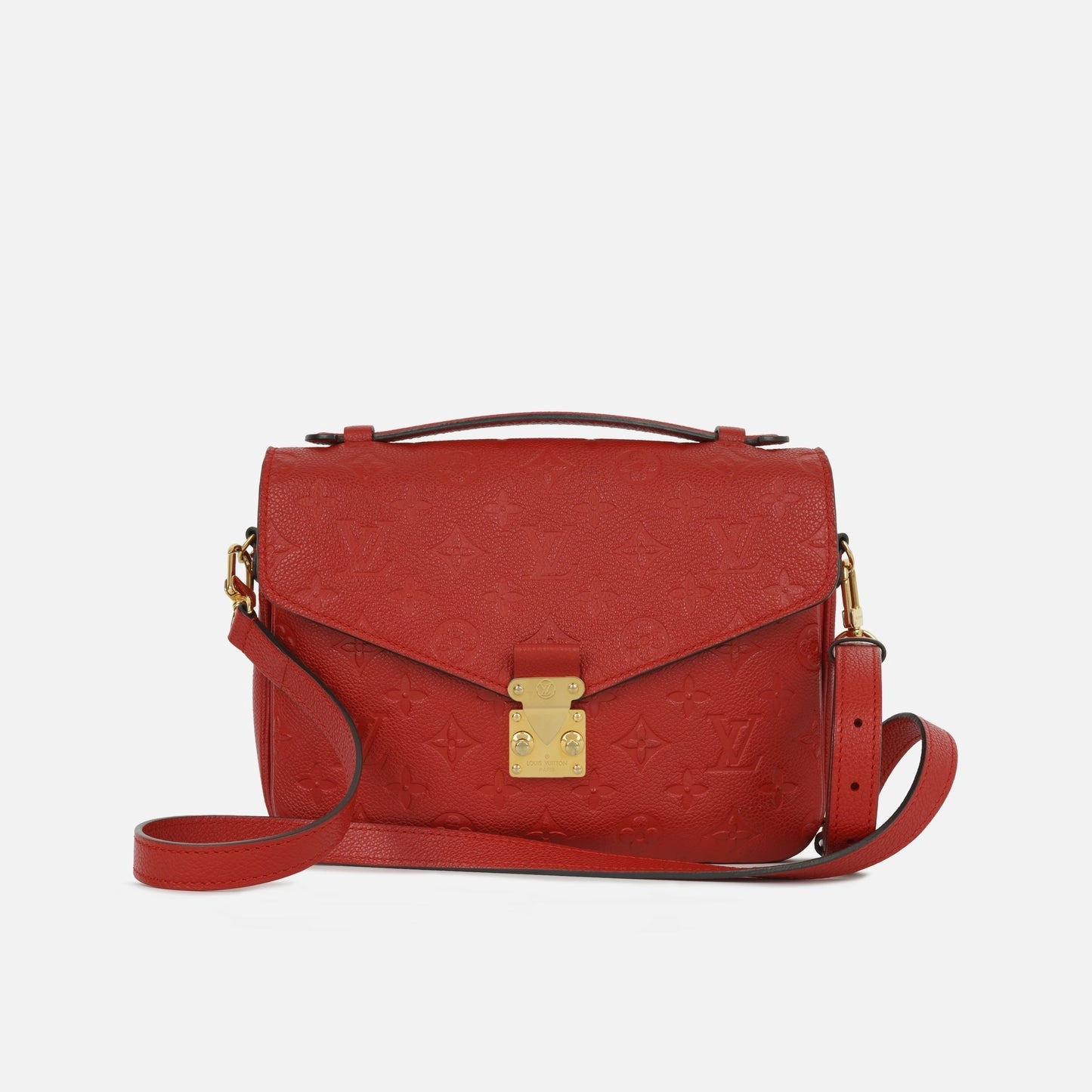 Louis Vuitton Louis Vuitton - Pochette Mtis - Red Empreinte Leather GHW - Pre-Loved
