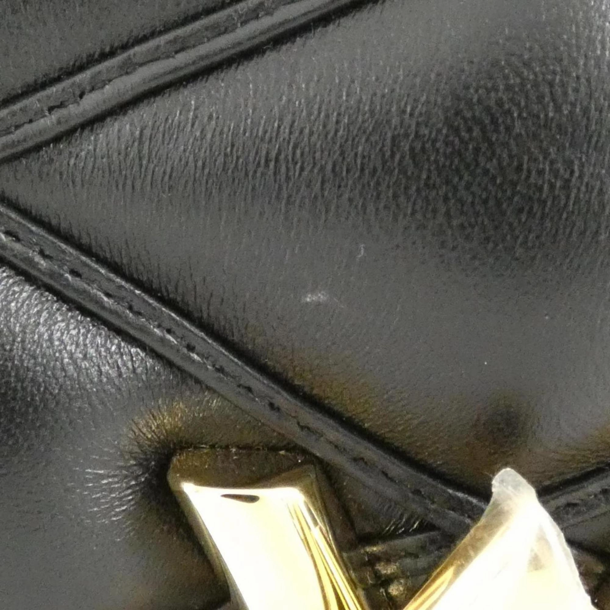 Louis Vuitton Malletage Leather Shoulder Bag (Pre-Owned)