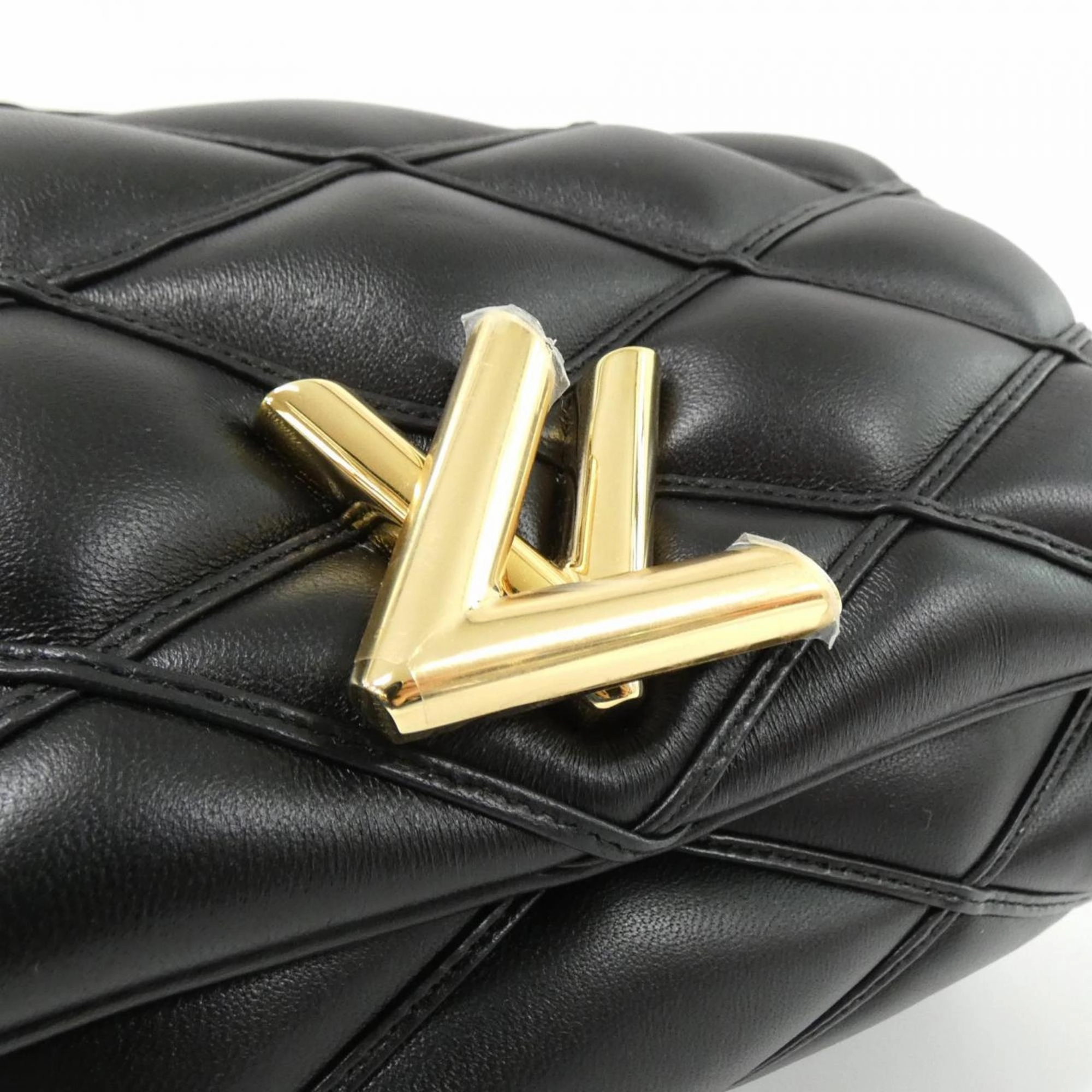 Louis Vuitton Malletage Leather Shoulder Bag (Pre-Owned)