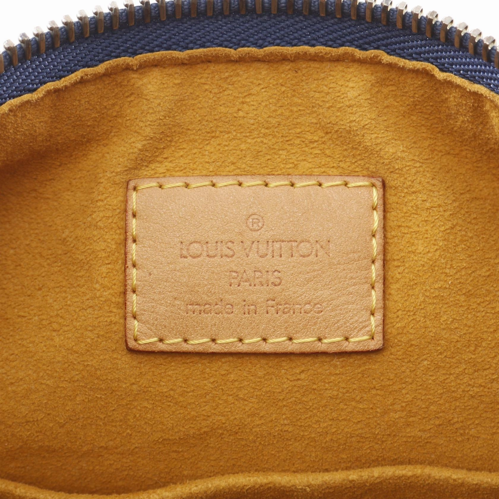 Louis Vuitton Monogram Denim Leather Bag GM