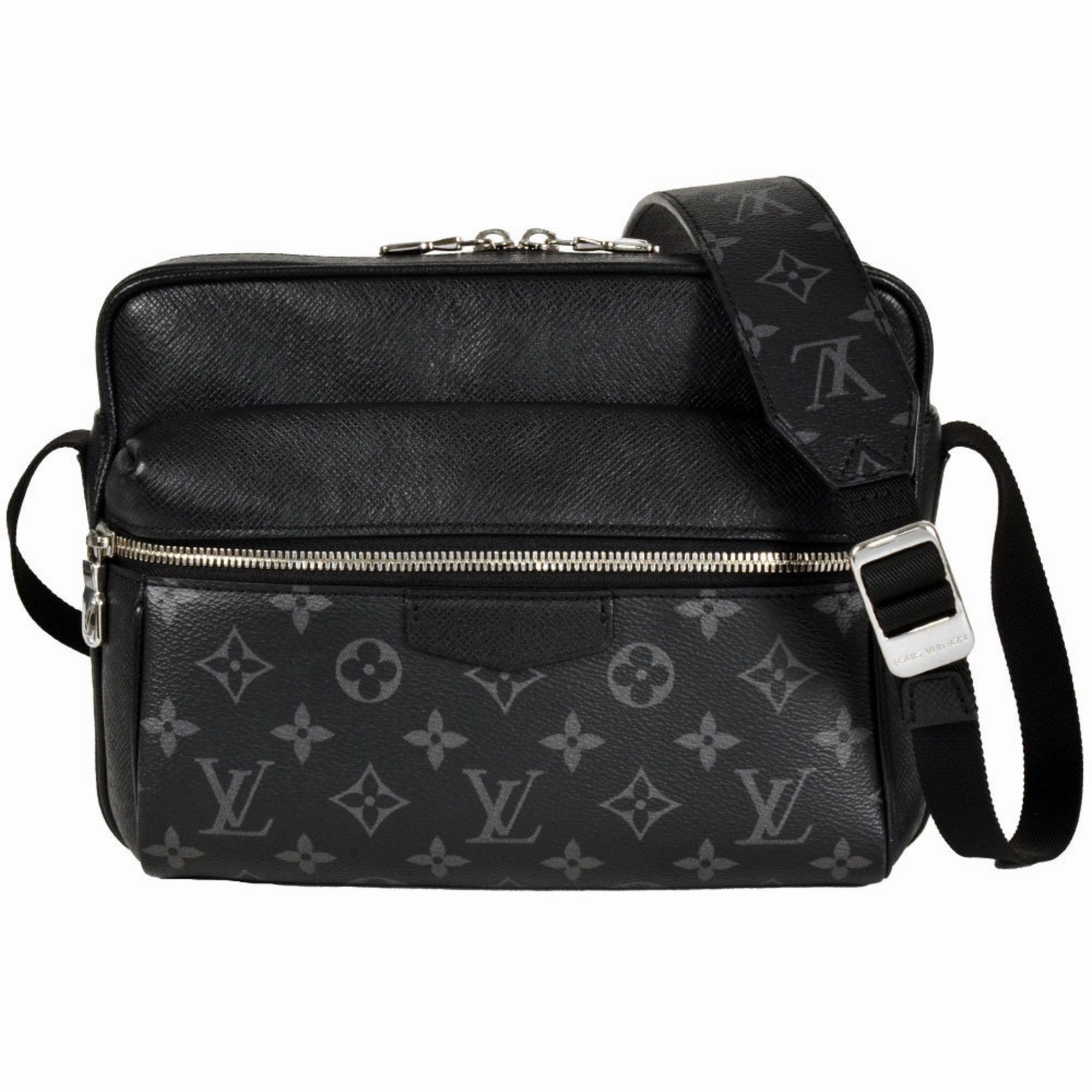 Louis Vuitton Monogram Eclipse Noir Taigarama Shoulder Bag (Pre-Owned)