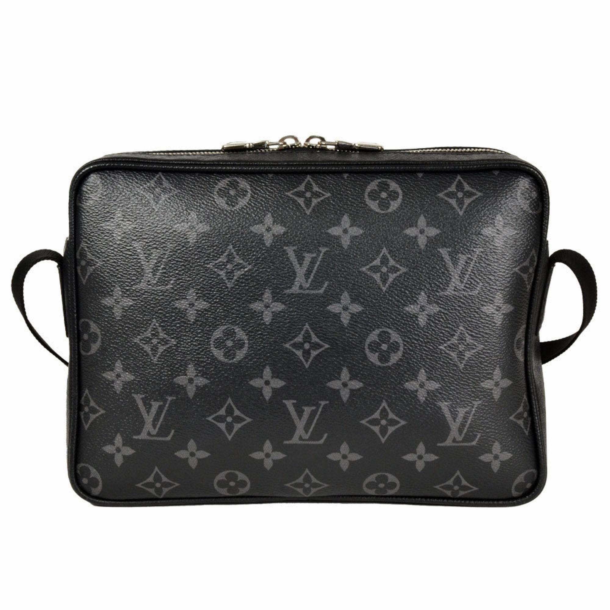 Louis Vuitton Monogram Eclipse Noir Taigarama Shoulder Bag (Pre-Owned)