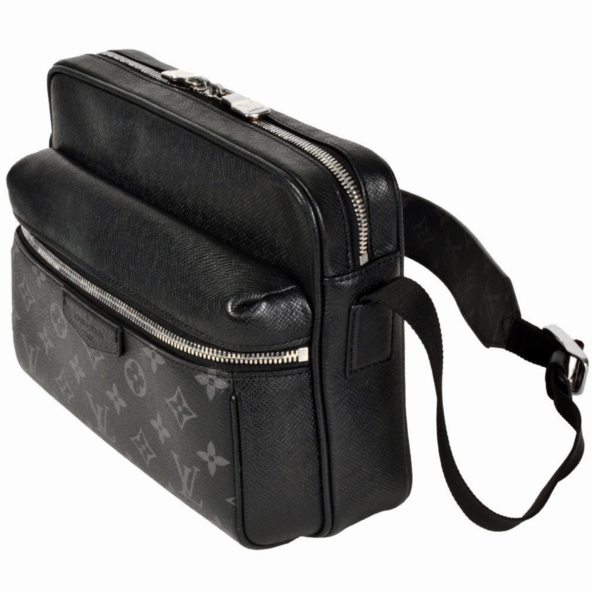 Louis Vuitton Monogram Eclipse Noir Taigarama Shoulder Bag (Pre-Owned)