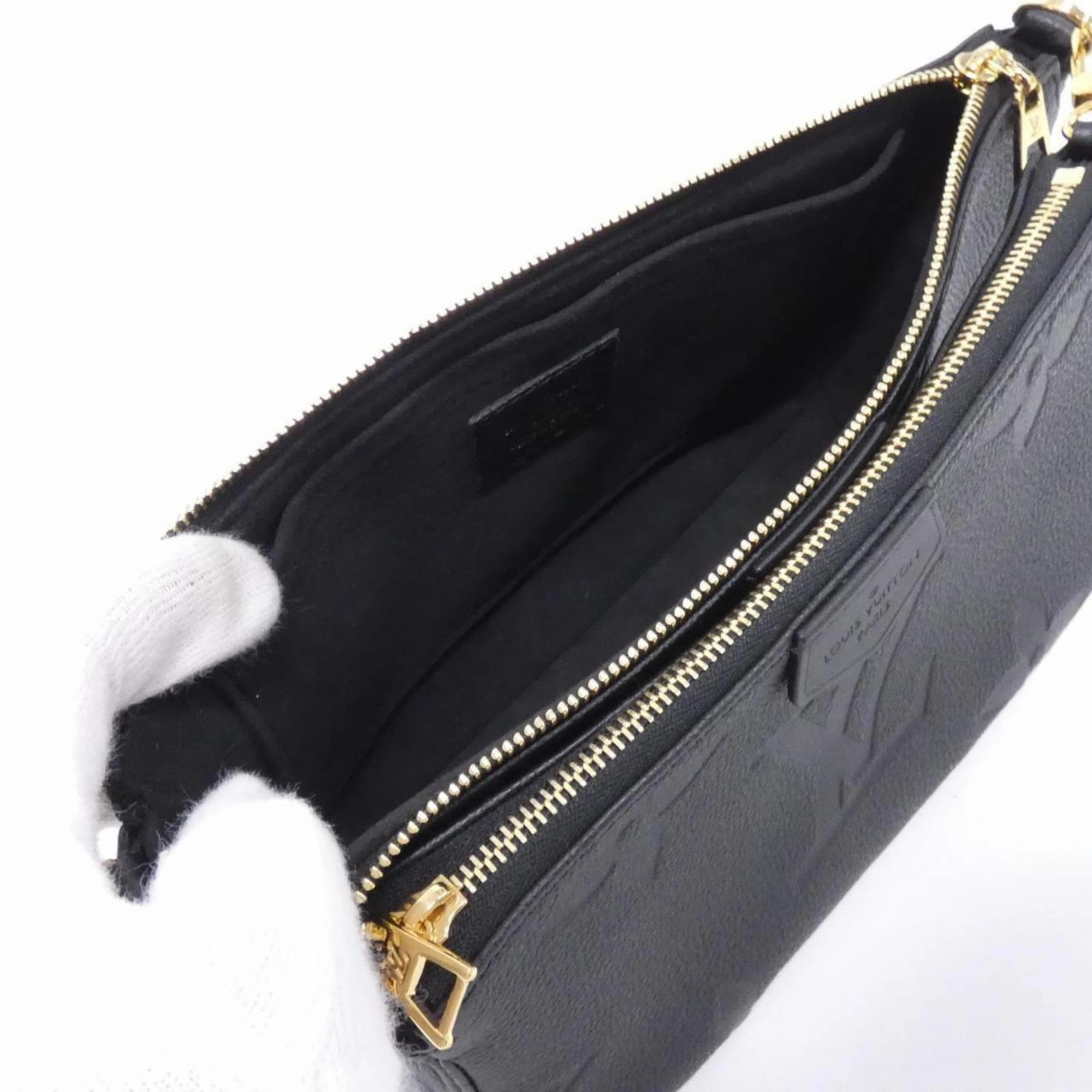 Louis Vuitton Monogram Empreinte Leather Pochette Shoulder Bag (Pre-Owned)