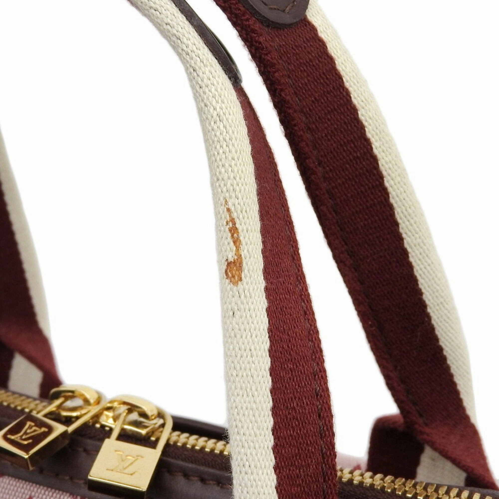 Louis Vuitton Monogram Mini Cerise Cherry Color Canvas Handbag (Pre-Owned)