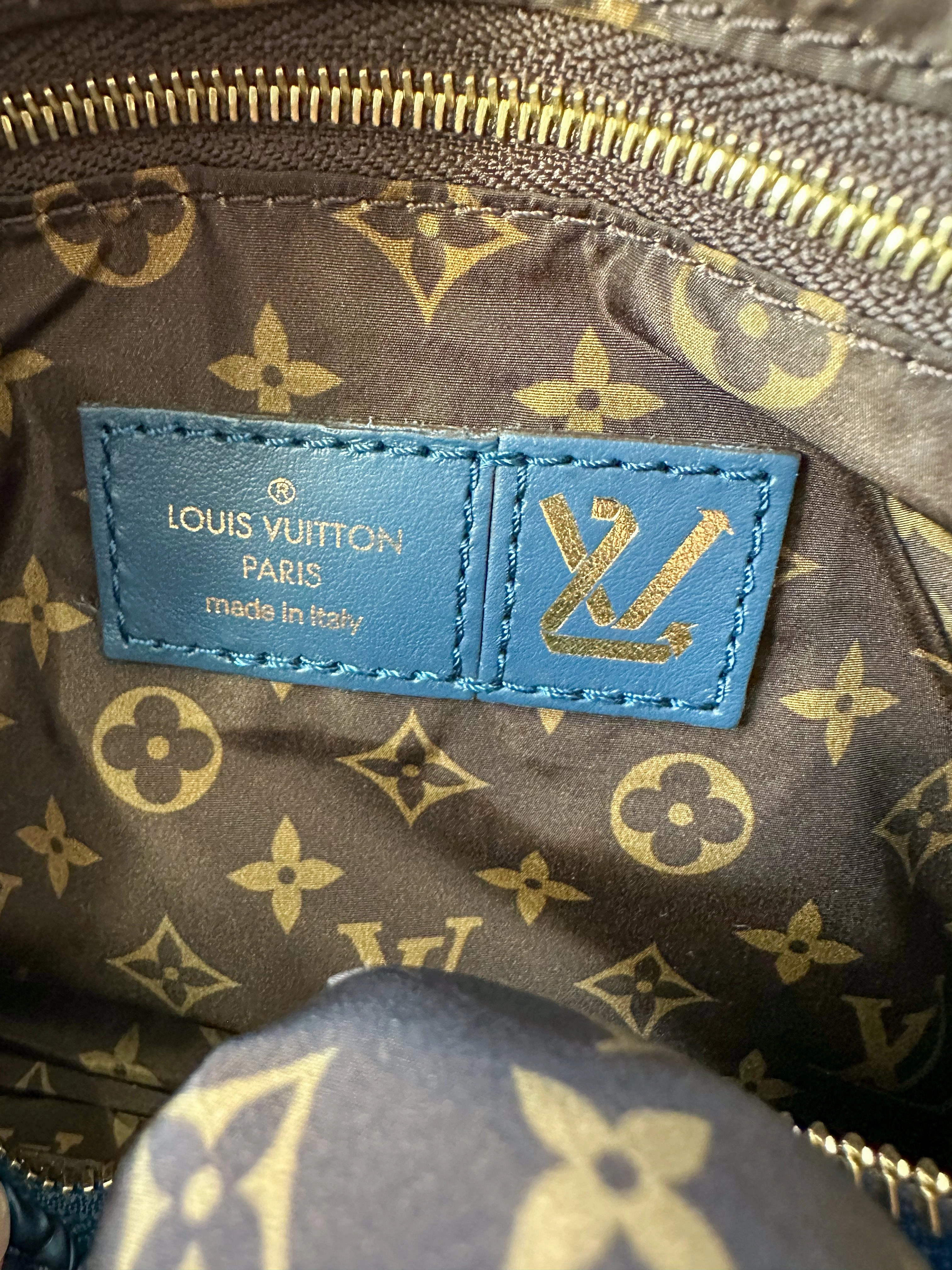 Louis Vuitton Navy Padded Speedy Bandoulire 25