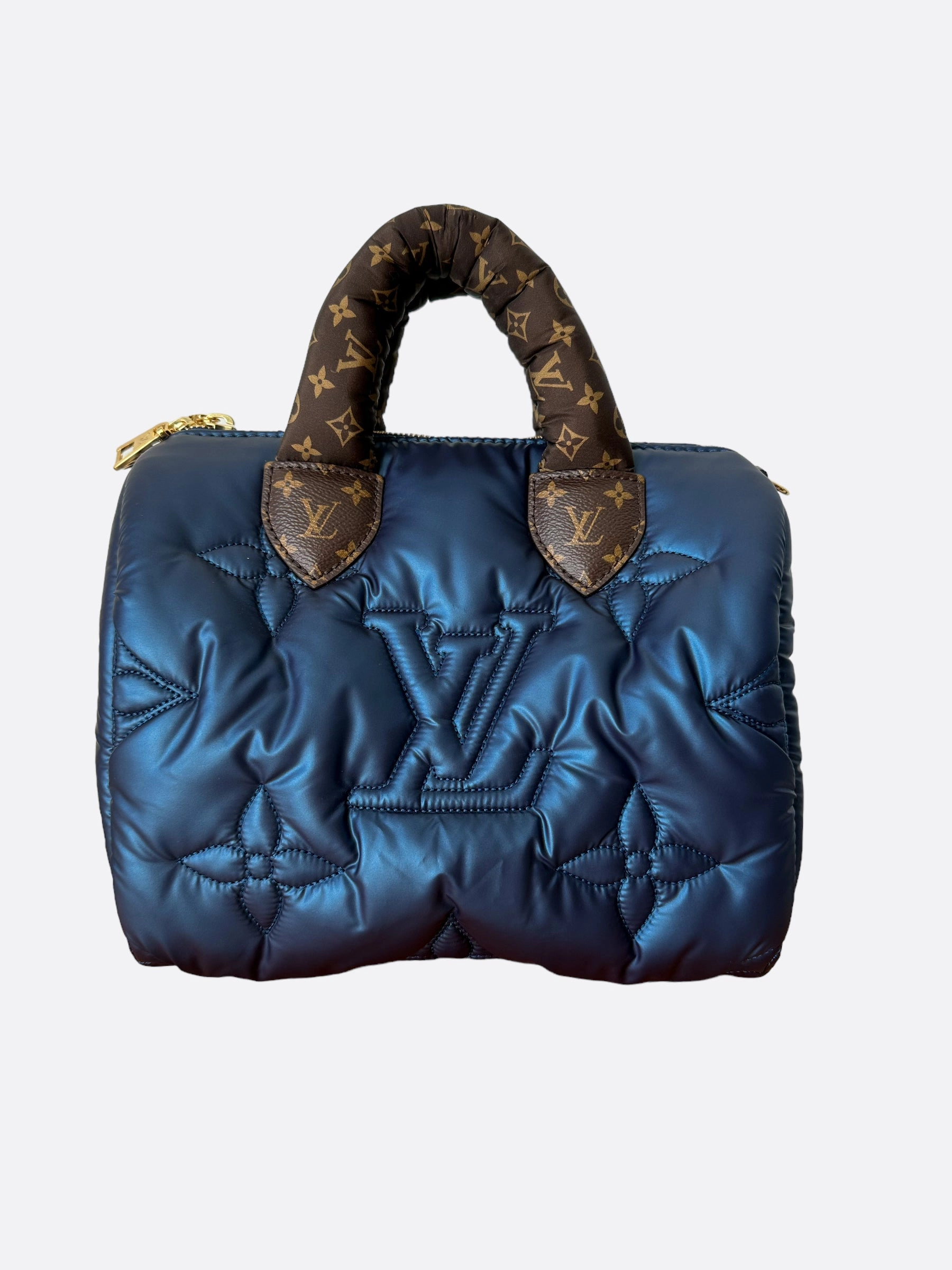 Louis Vuitton Navy Padded Speedy Bandoulire 25