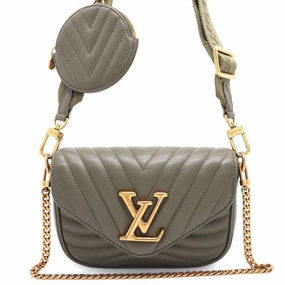 Louis Vuitton New Wave Leather Shoulder Bag (Pre-Owned)