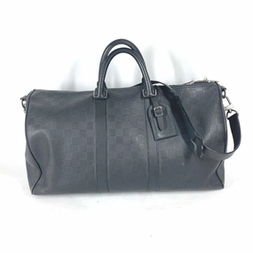 Louis Vuitton Onyx Damier Infini Boston Bag Shoulder Bag (Pre-Owned)