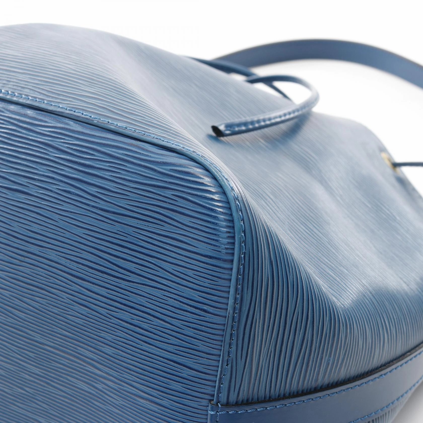 Louis Vuitton Petit Noe Epi Blue Shoulder Bag