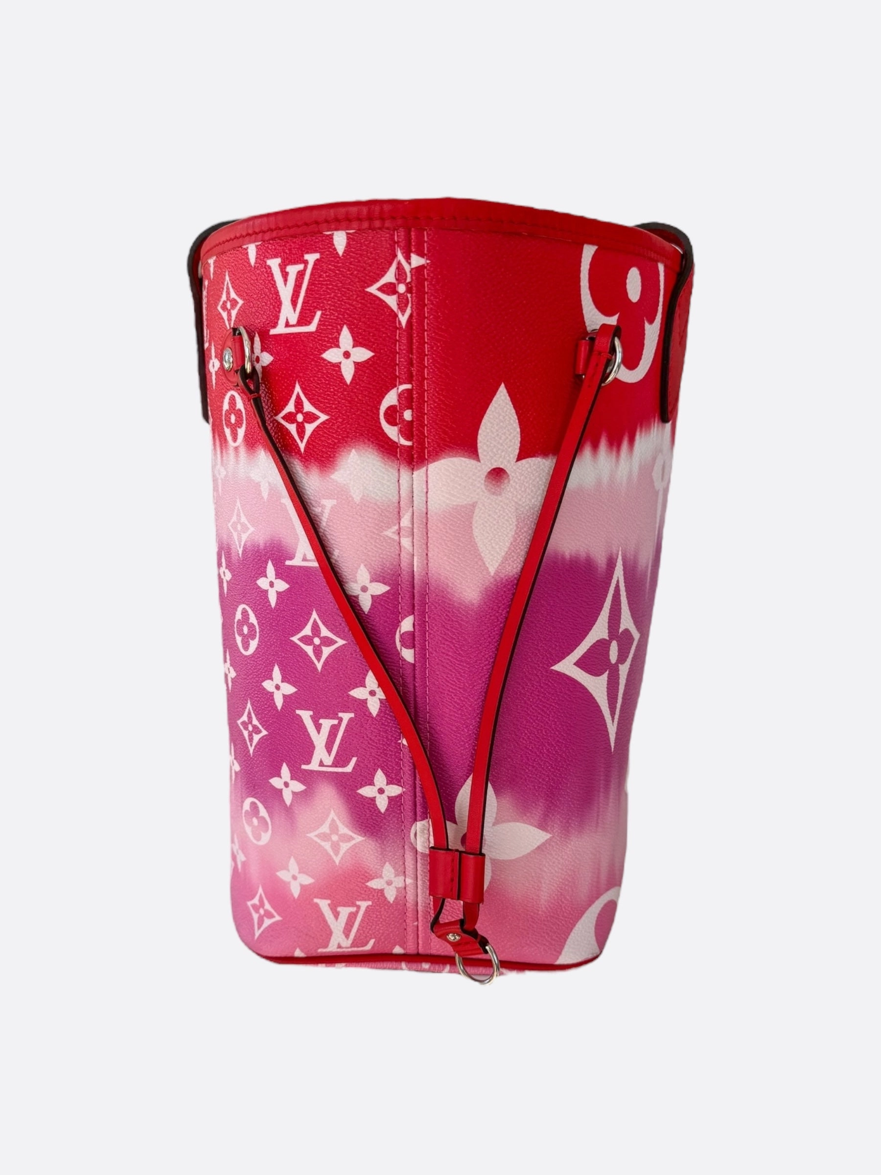 Louis Vuitton Pink & Red Escale Monogram Neverfull MM