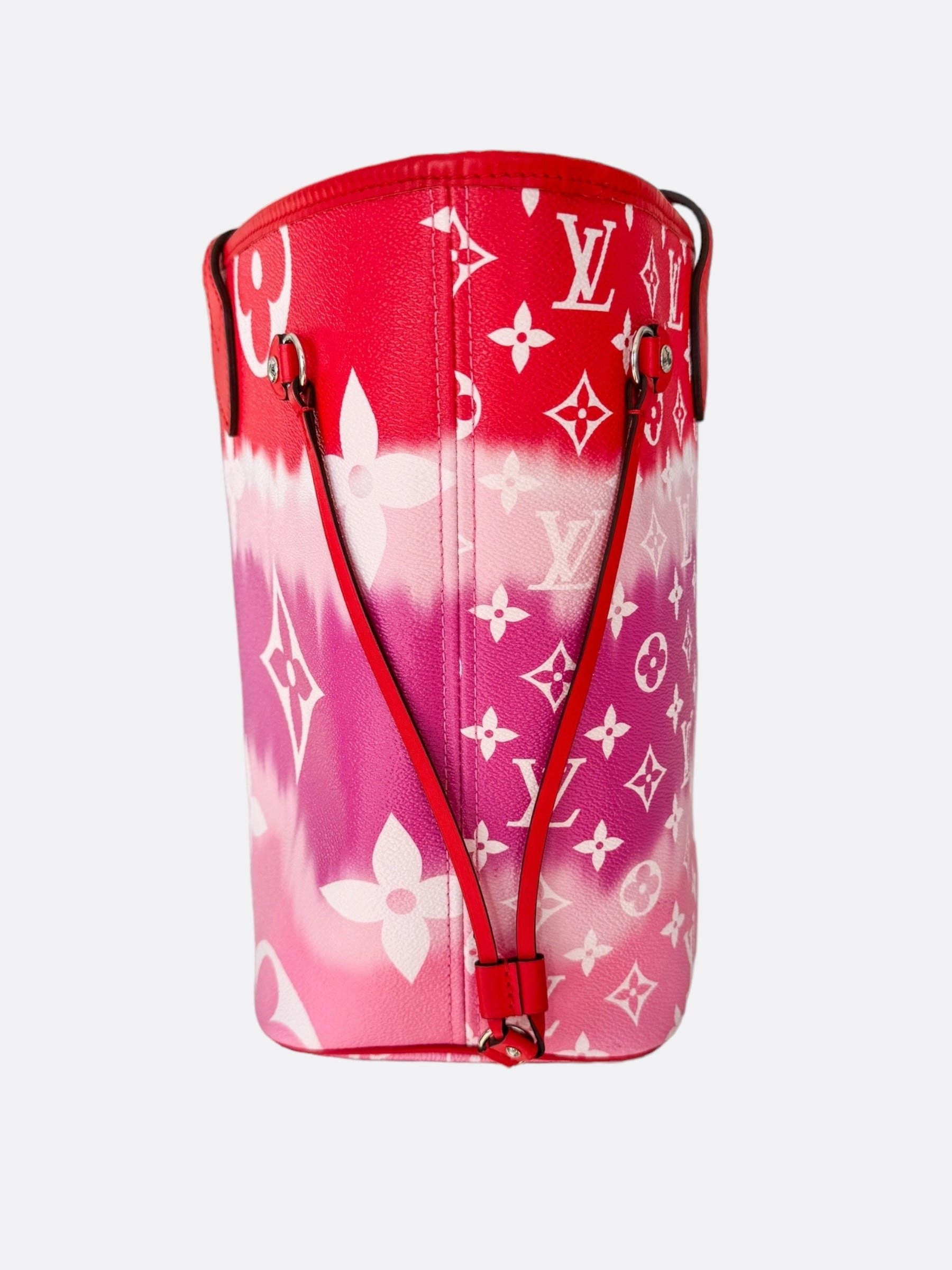 Louis Vuitton Pink & Red Escale Monogram Neverfull MM