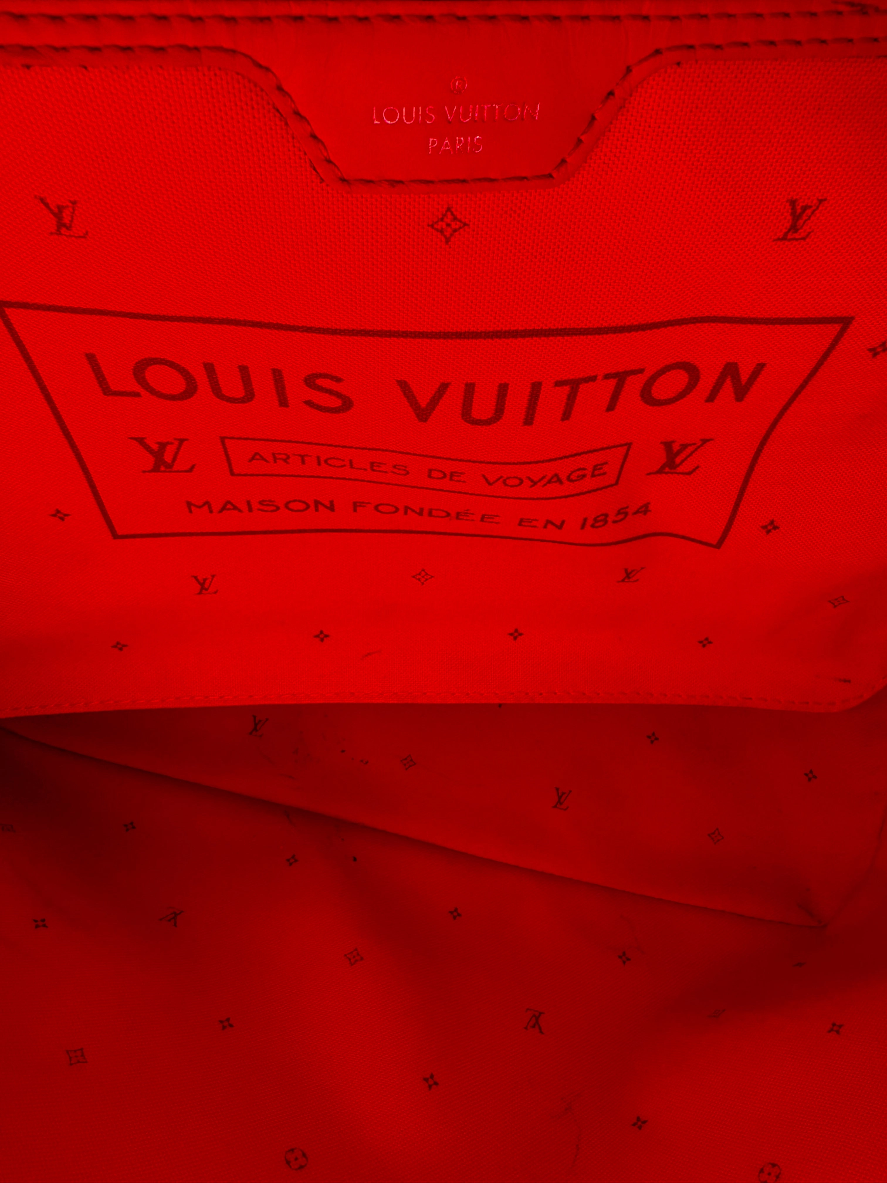 Louis Vuitton Pink & Red Escale Monogram Neverfull MM