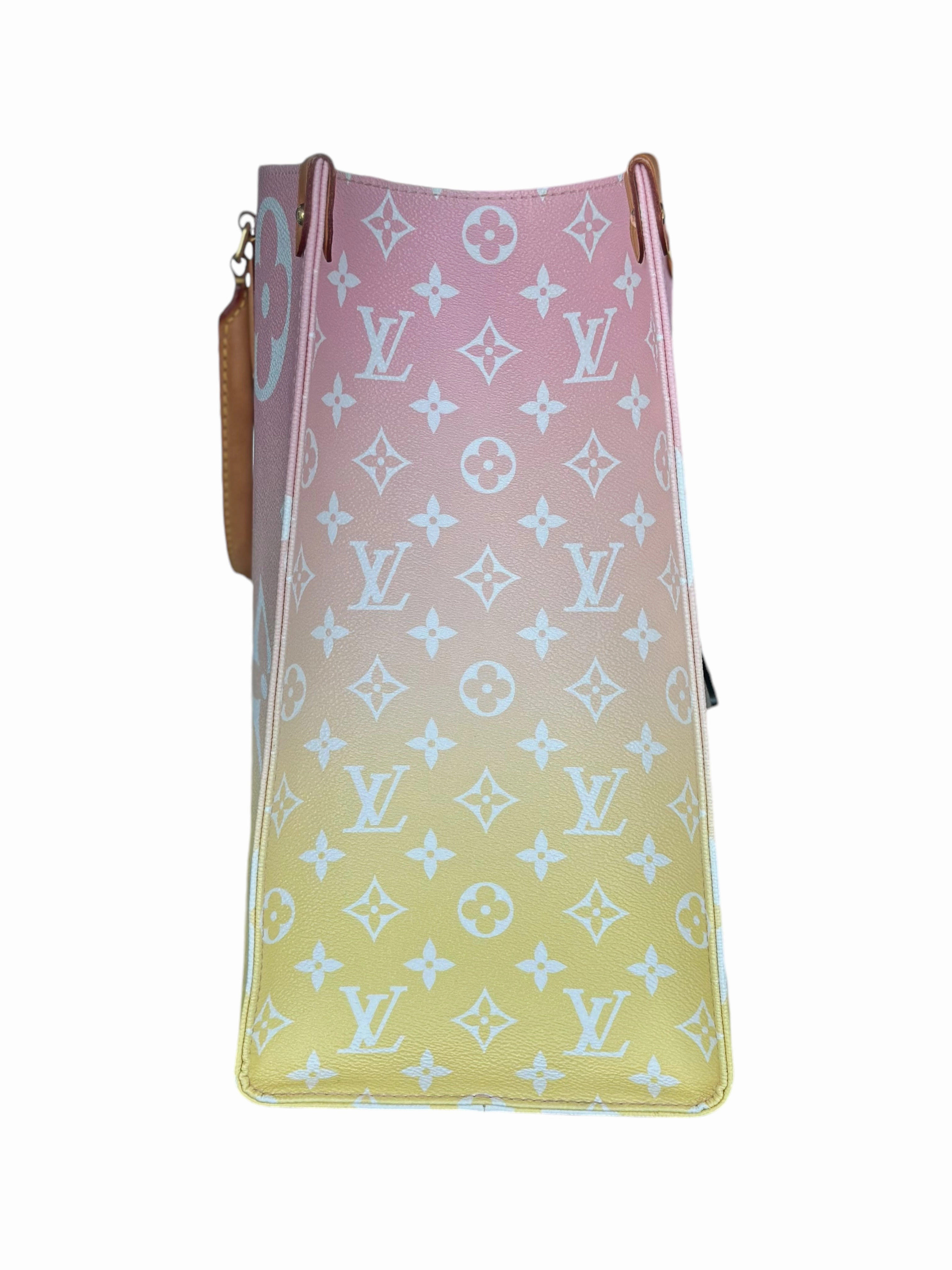 Louis Vuitton Pink & Yellow Monogram By The Pool OnTheGo GM