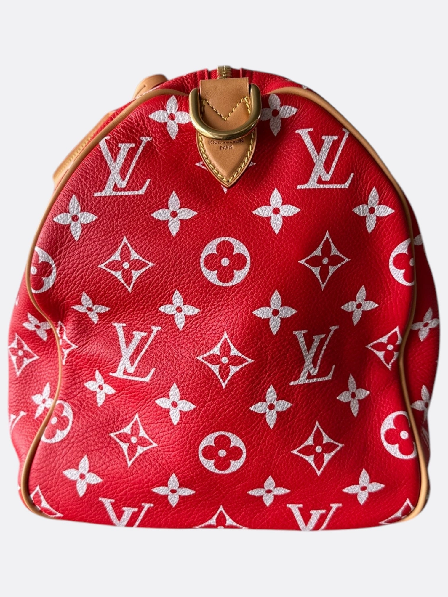 Louis Vuitton Red & White Monogram P9 Speedy 40