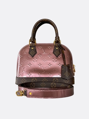 Louis Vuitton Rose Vernis Monogram Alma BB