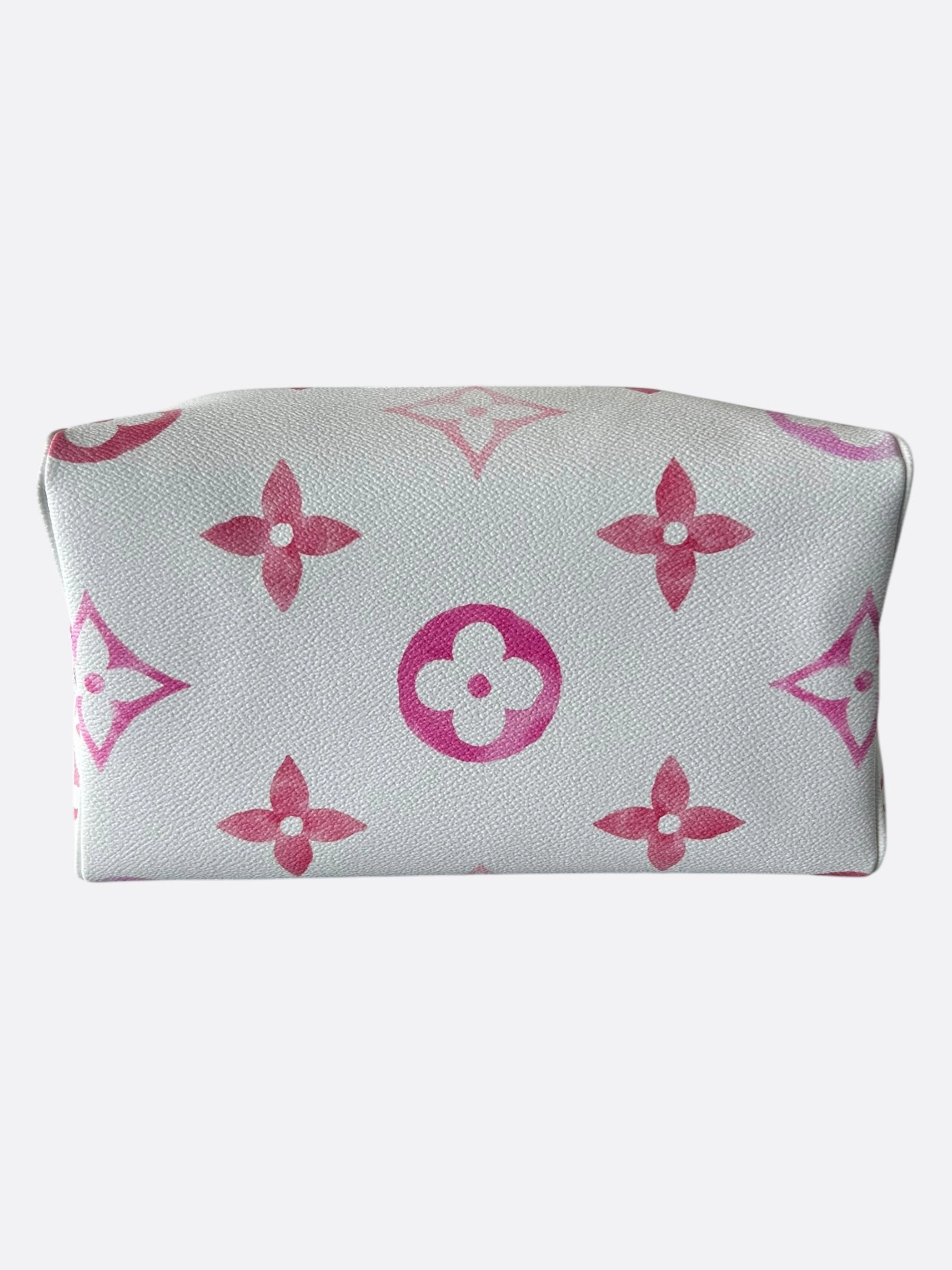 Louis Vuitton White & Pink Escale By The Pool Monogram Speedy 25