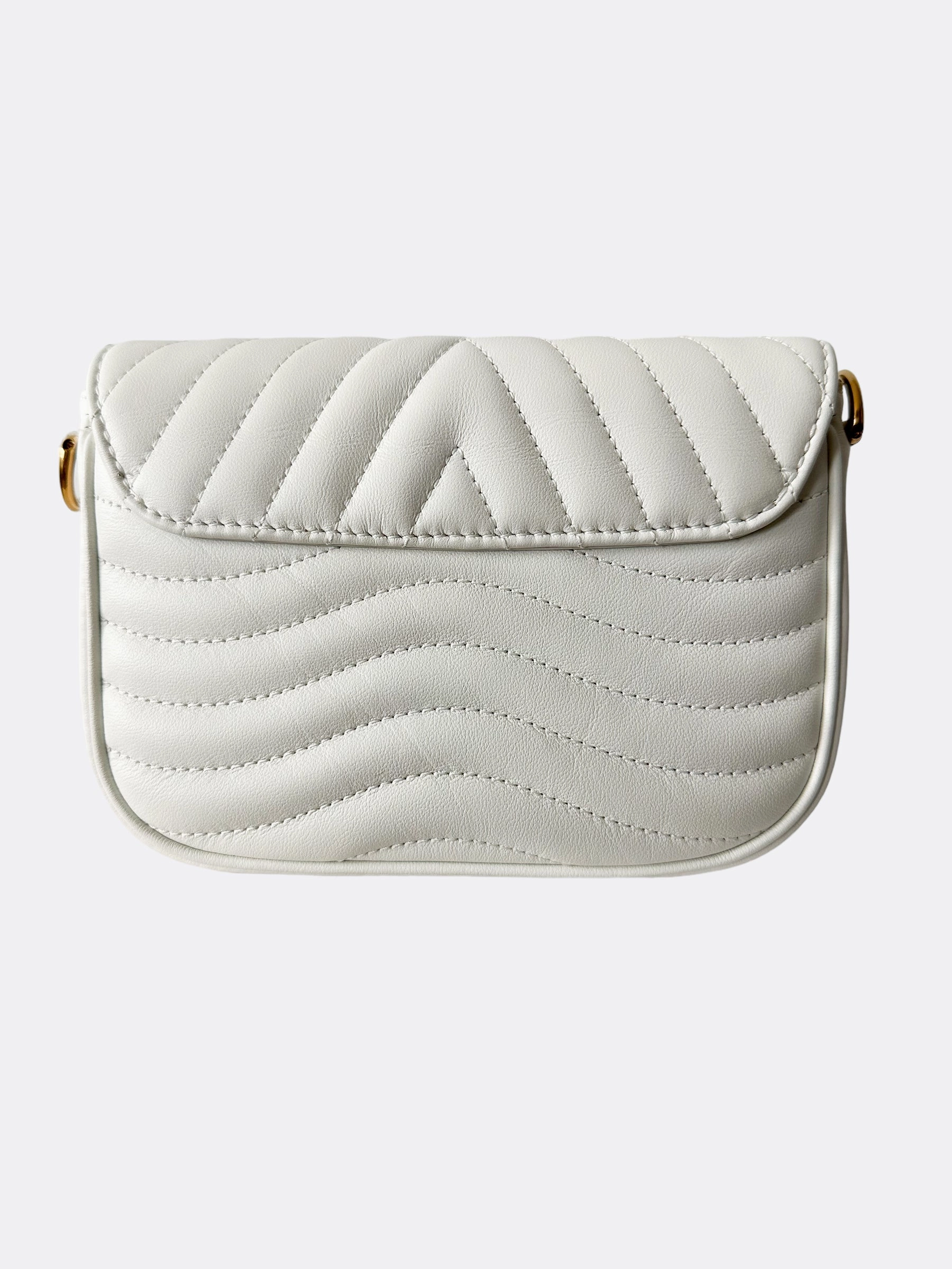 Louis Vuitton White New Wave Multi-Pochette