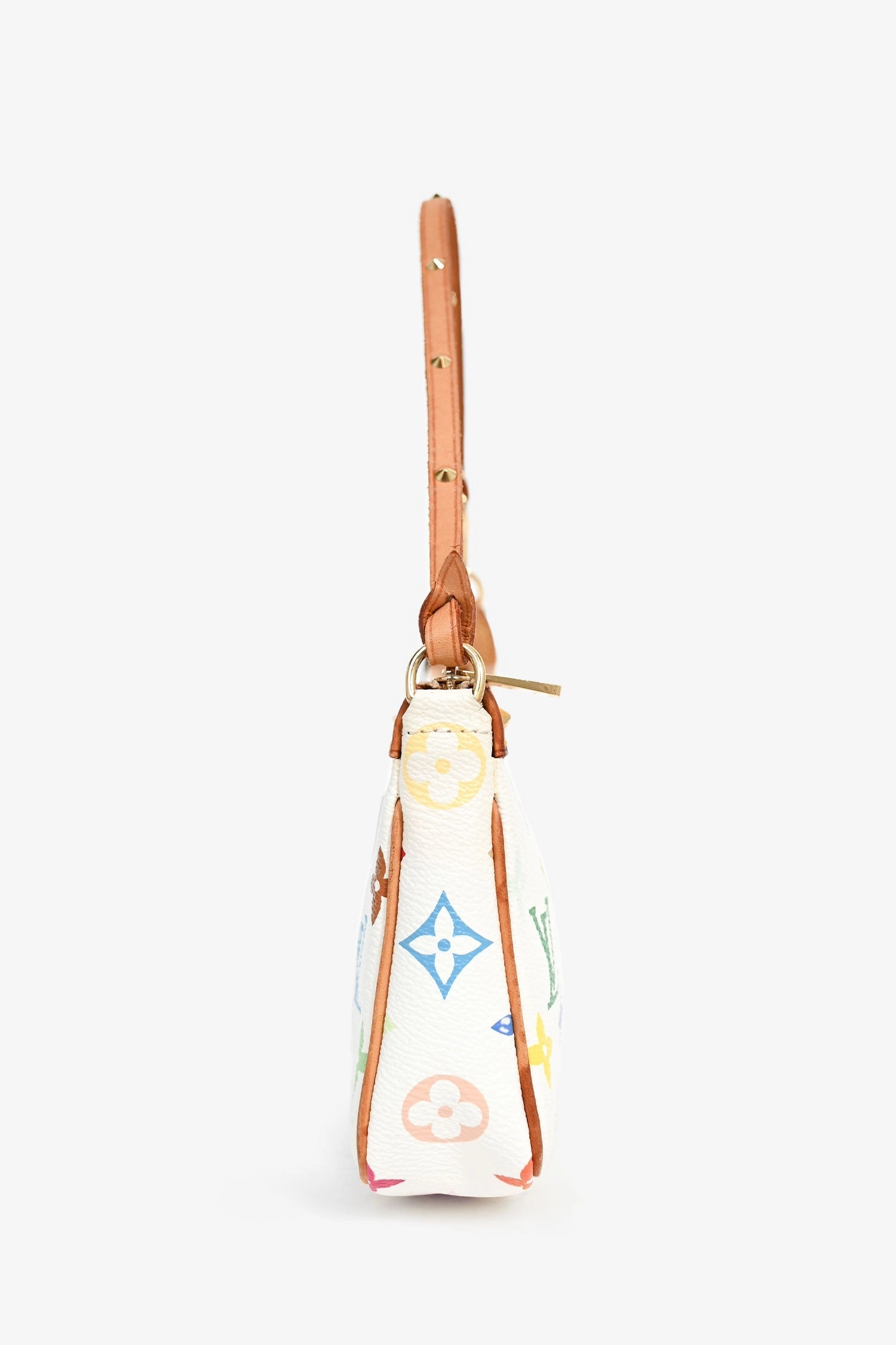 Louis Vuitton x Takashi Murakami 2003 White/Multicolour Monogram Pochette