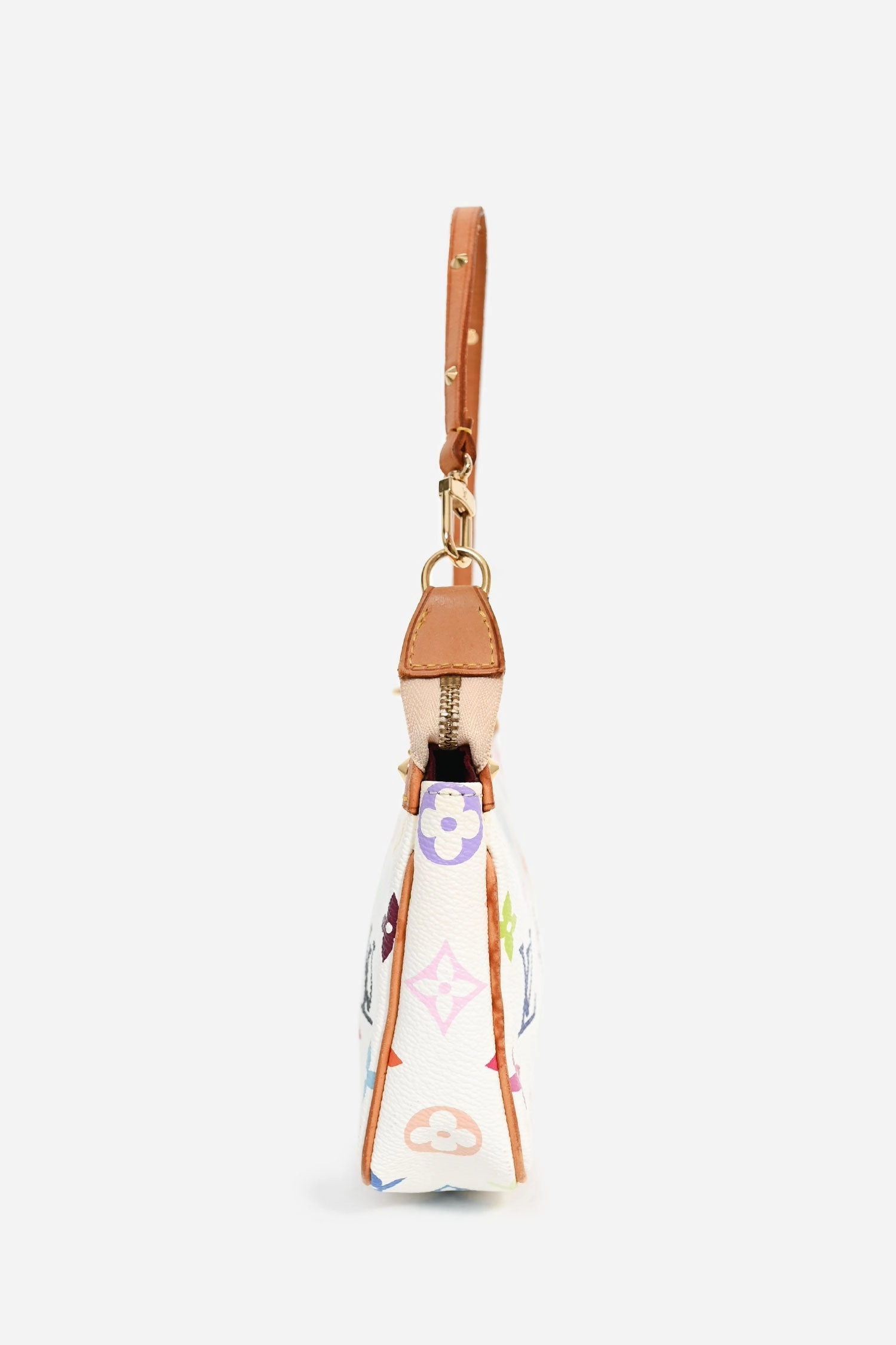 Louis Vuitton x Takashi Murakami 2003 White/Multicolour Monogram Pochette