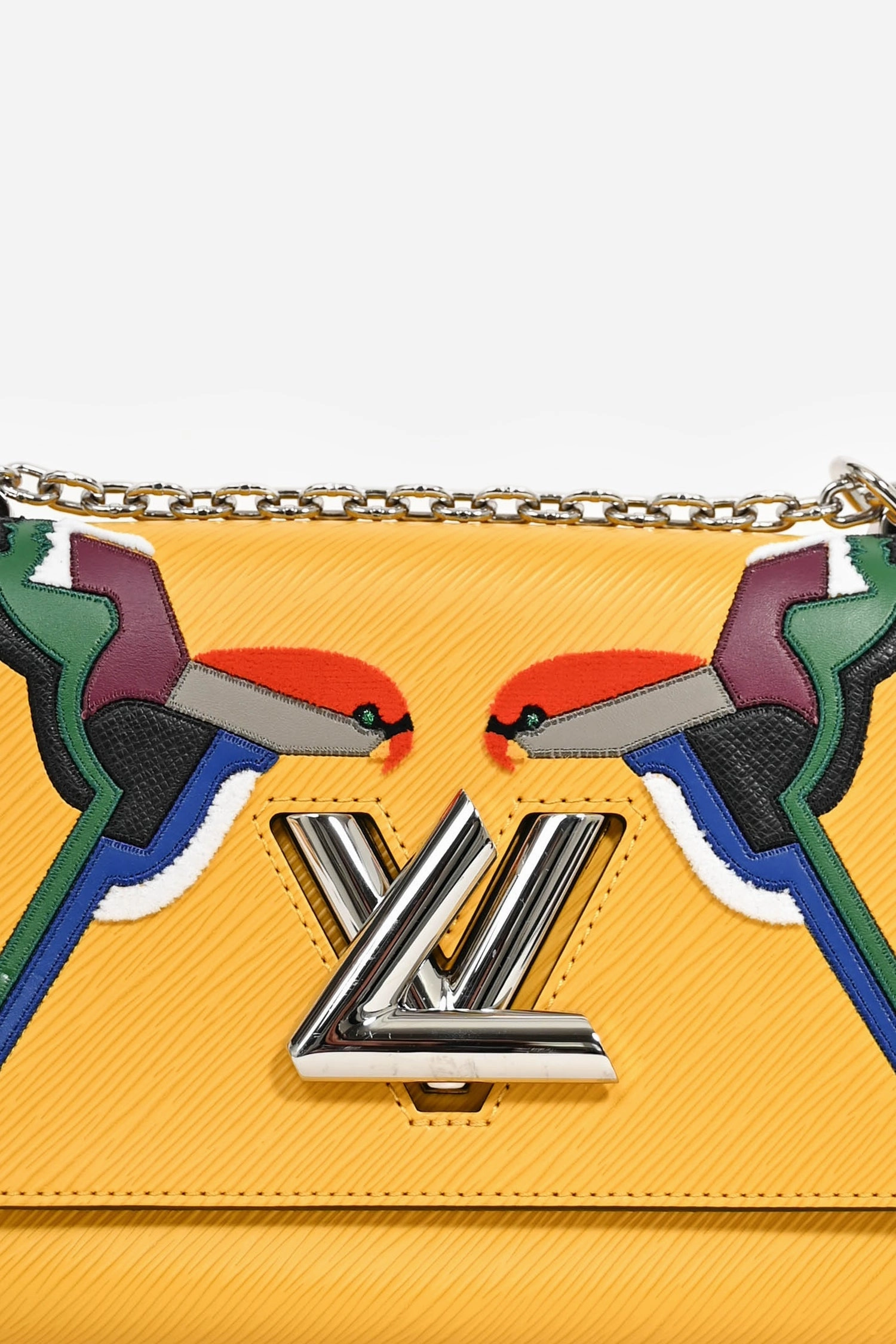 Louis Vuitton Yellow Epi Leather 'Early Bird' Twist MM Bag