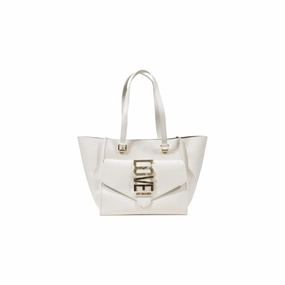 Love Moschino Beige Polyethylene Handbag