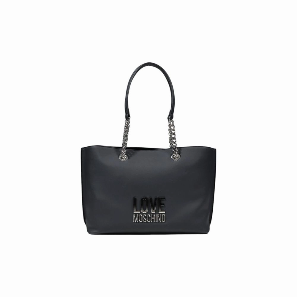 Love Moschino Gray Polyethylene Handbag