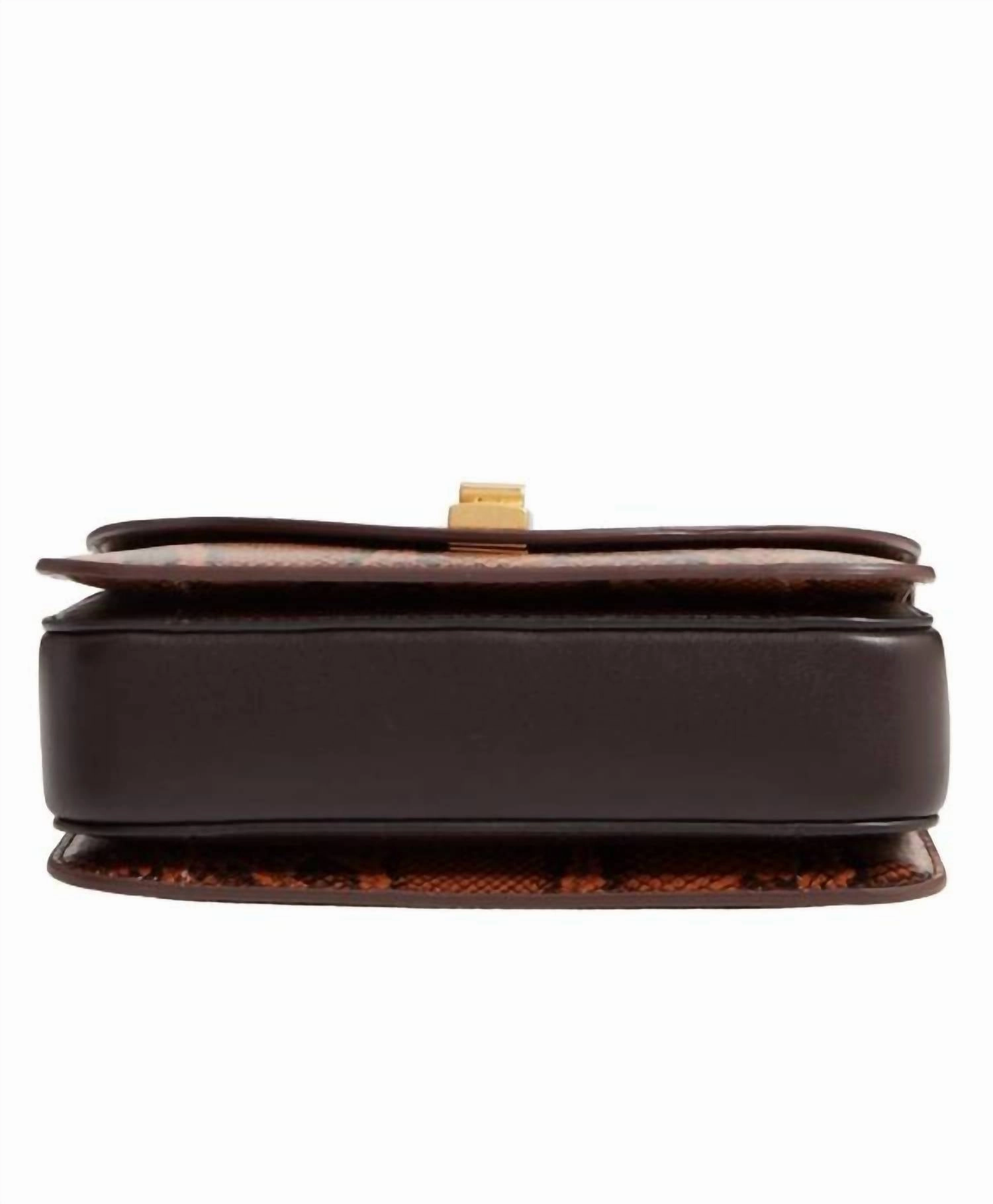 Love Too Crossbody In Equesterian/brass Gold