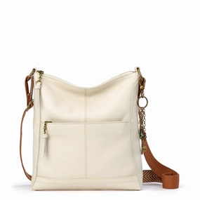 Lucia Crossbody - Leather - Stone