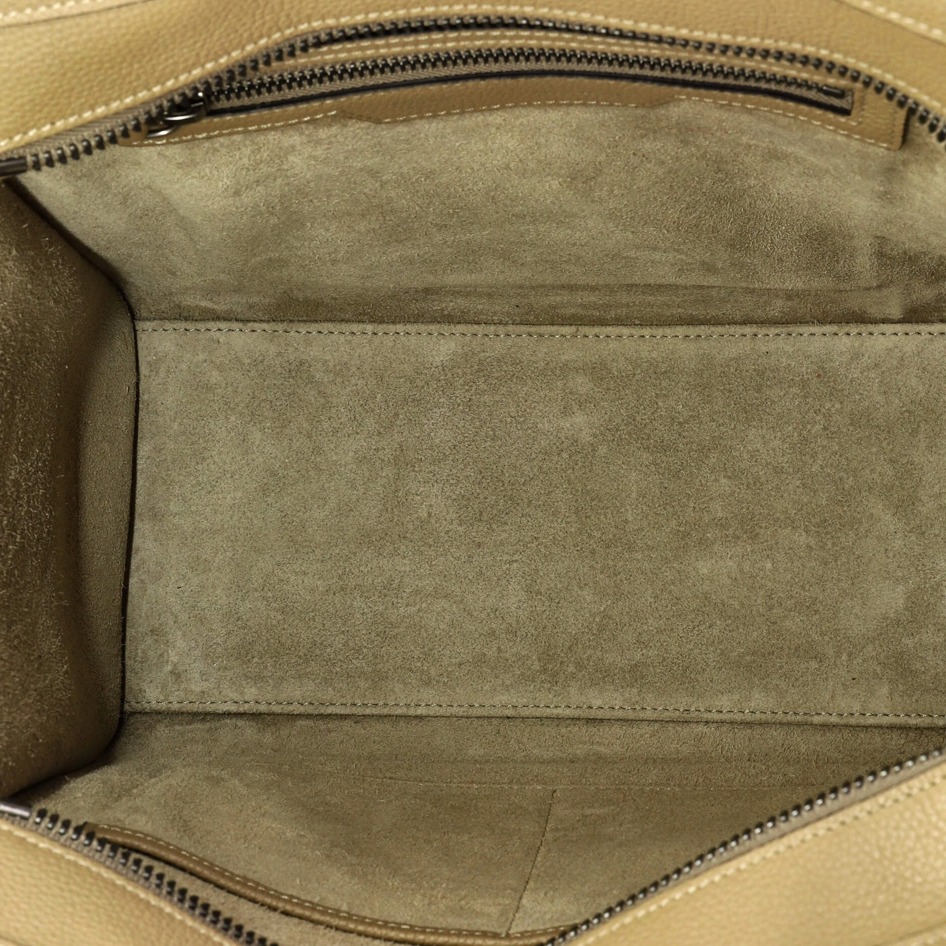 Luggage Bag Grainy Leather Micro