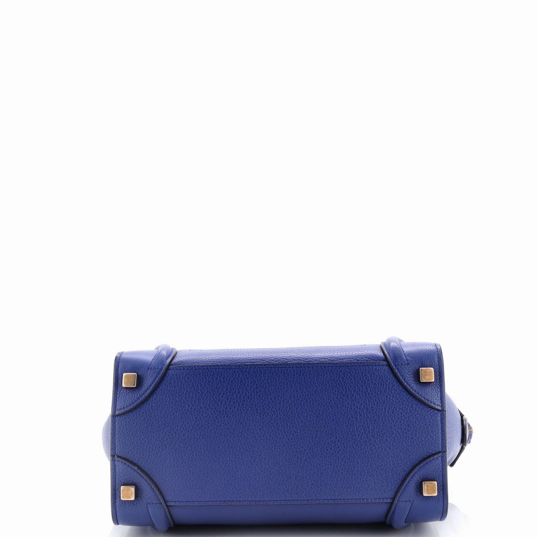 Luggage Bag Grainy Leather Micro