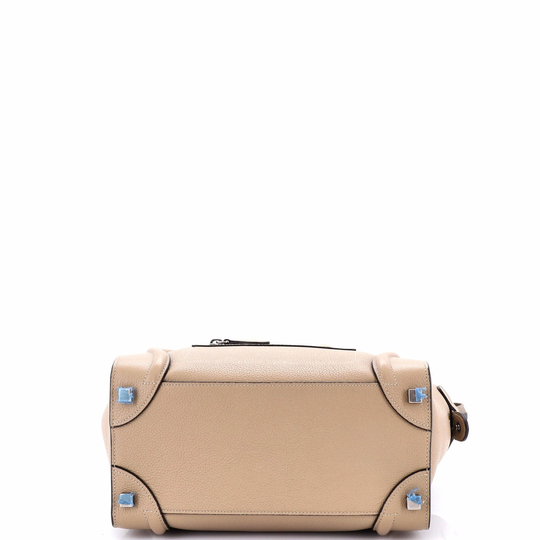 Luggage Bag Grainy Leather Micro