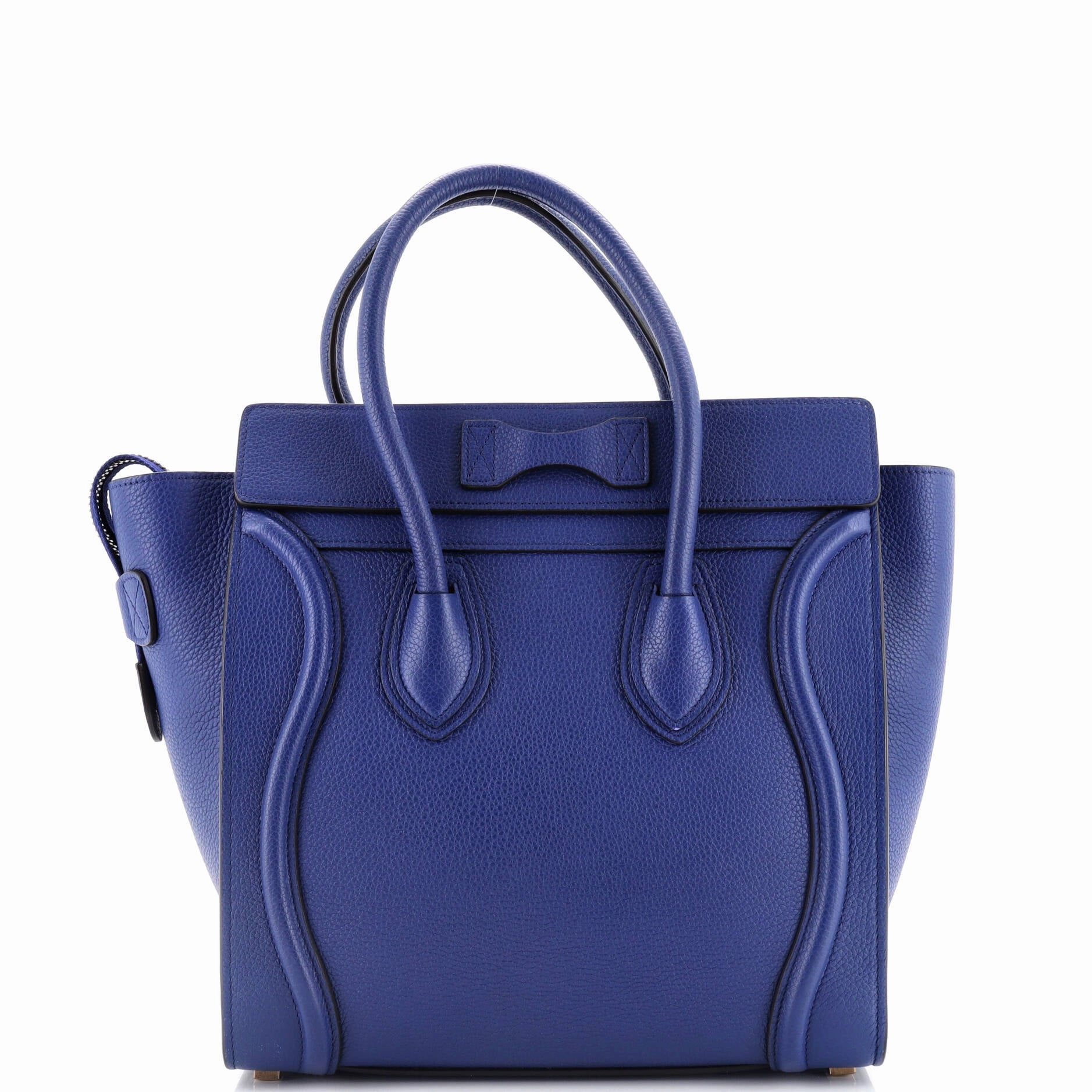Luggage Bag Grainy Leather Micro