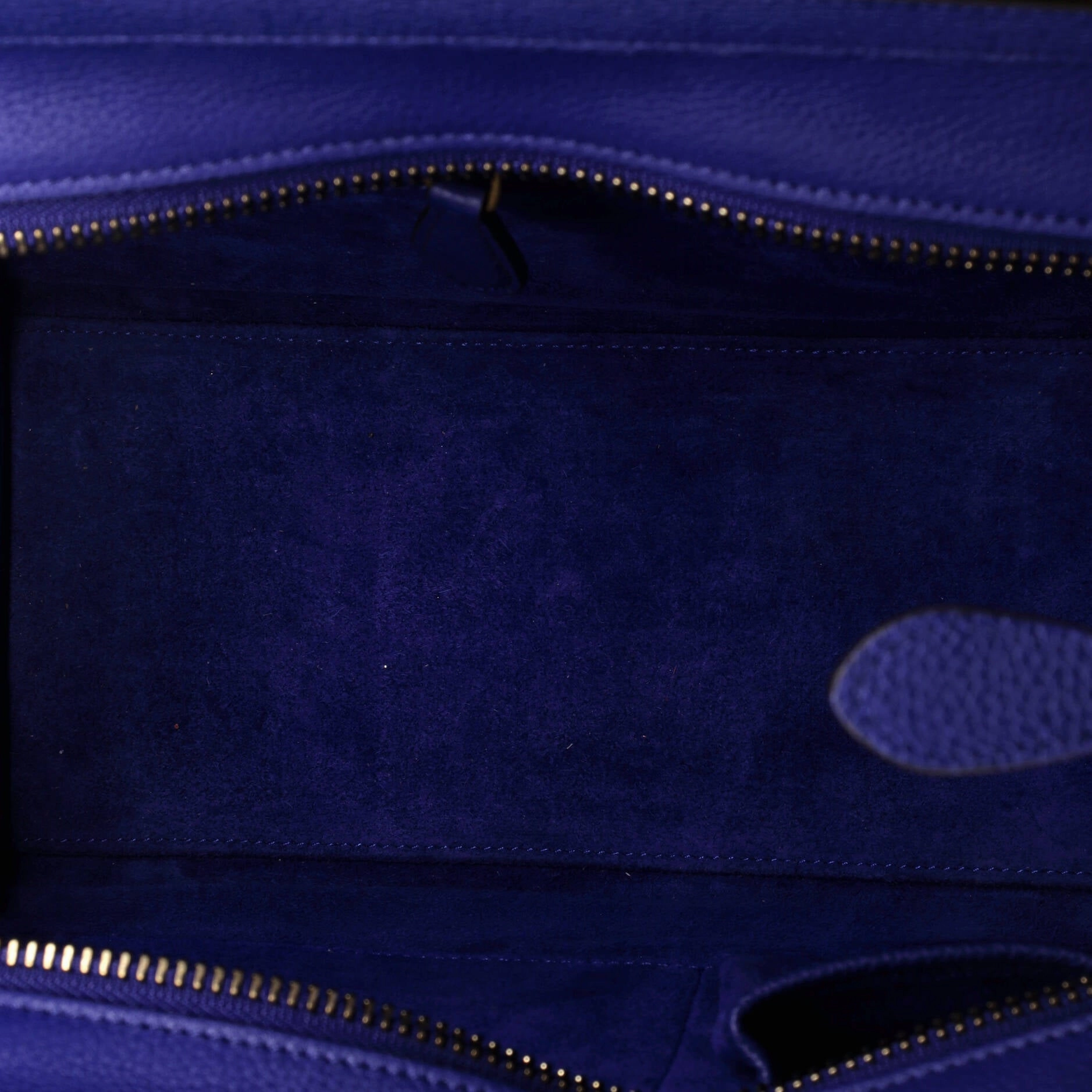 Luggage Bag Grainy Leather Micro