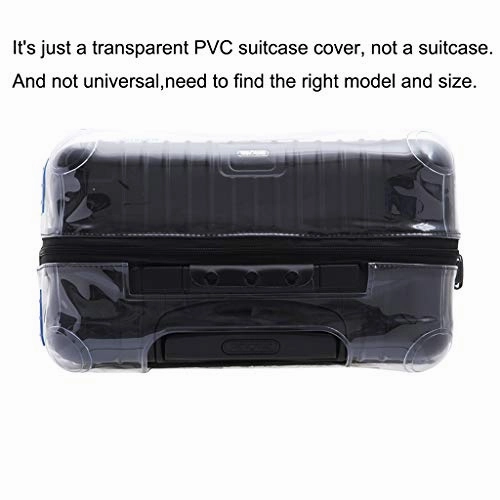 Luggage Cover Protector Clear Pvc With Black Zipper For Rimowa Salsa