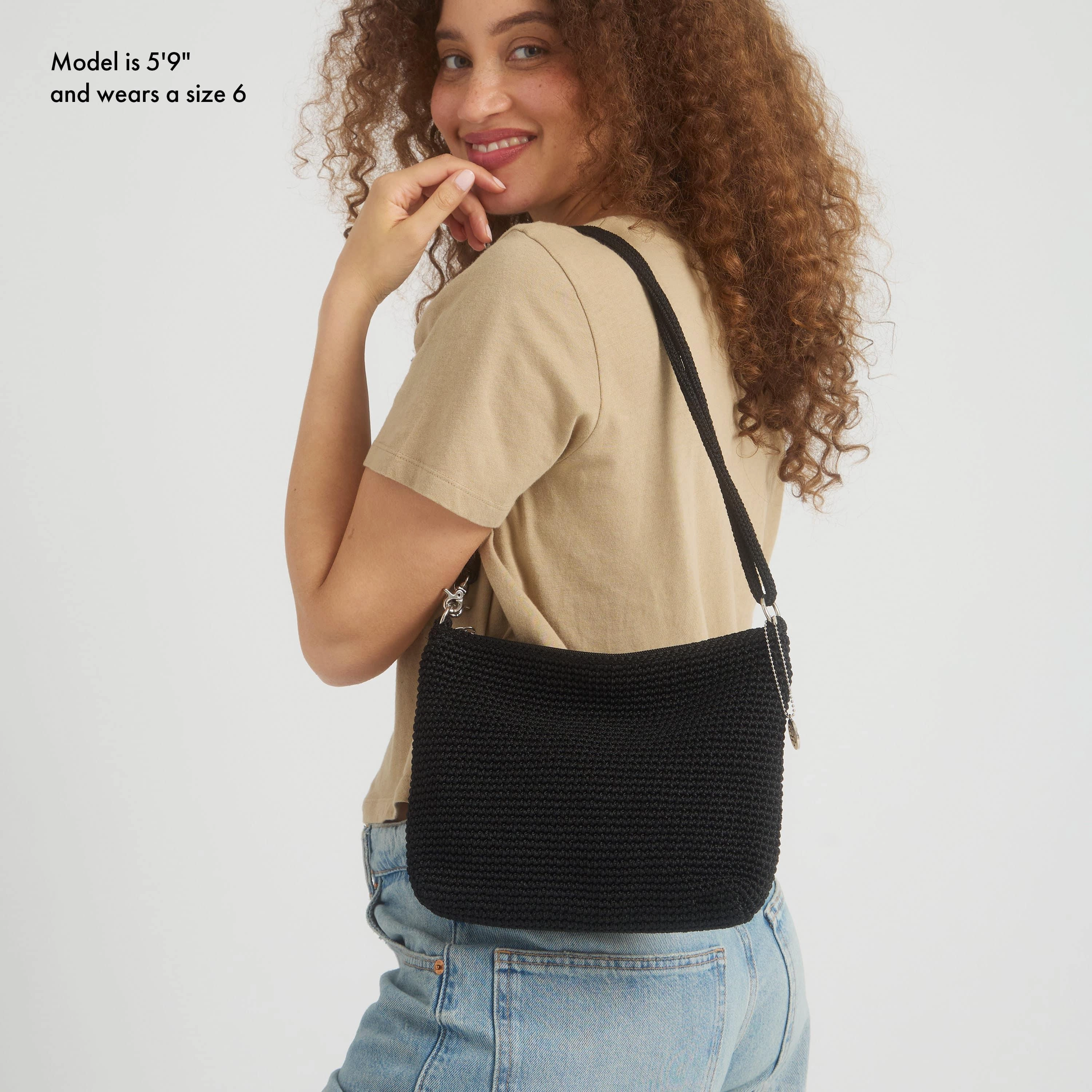 Lumi Crossbody - Hand Crochet - Black