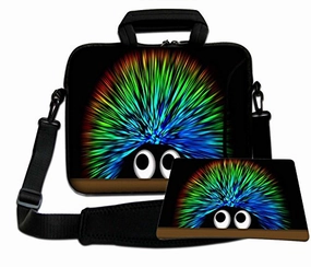 LUXBURG 14" Inches Luxury Design Laptop Notebook Sleeve Soft Case Bag With Handle and Shoulder