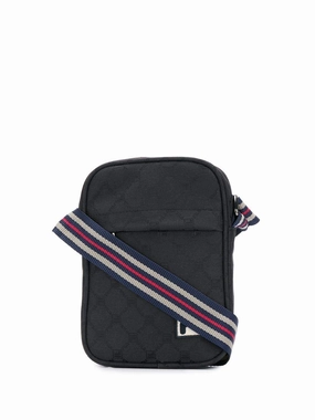 Luxury Fashion | Fila Mens 685085002 Black Messenger Bag | Fall Winter 19