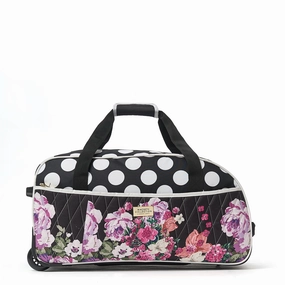 Macbeth Collection Women's 21.5 inch Duffel Bag, One Size, Black,