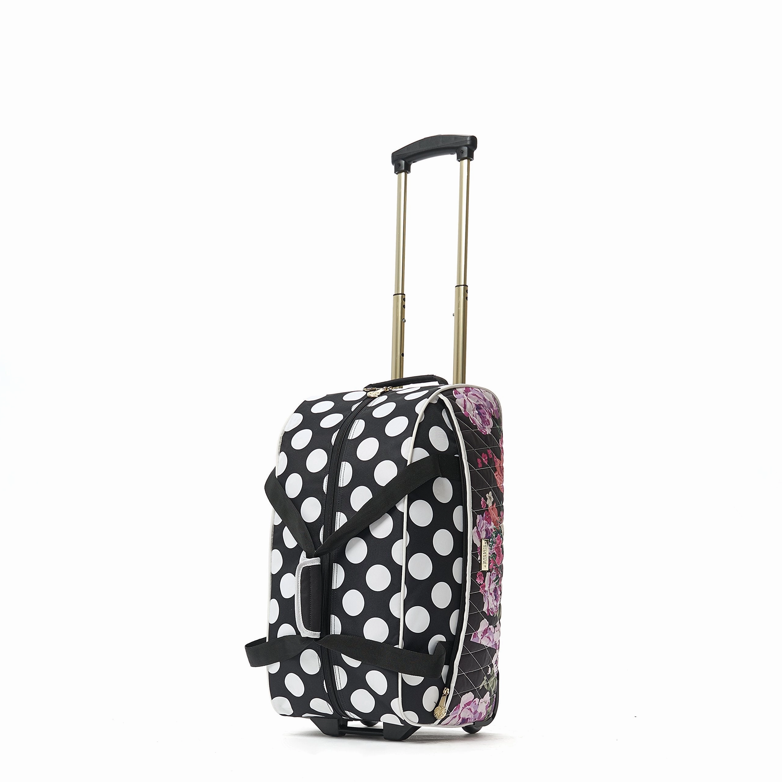 Macbeth Collection Women's 21.5 inch Duffel Bag, One Size, Black,
