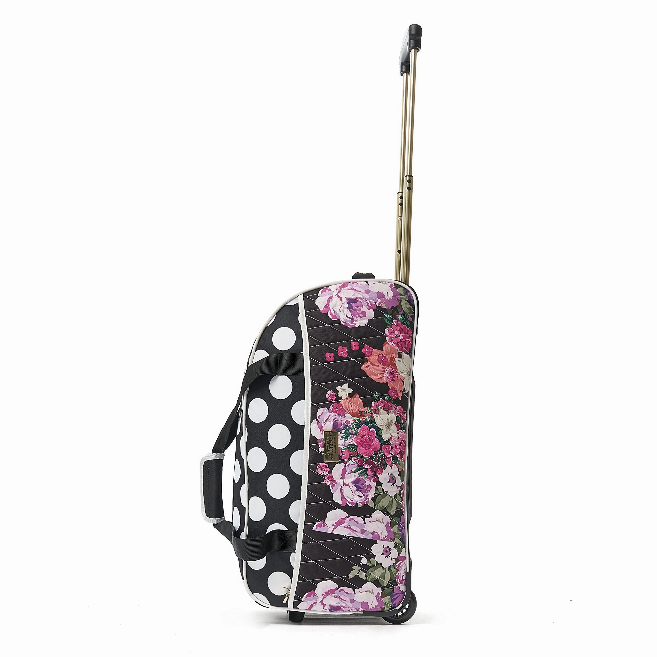 Macbeth Collection Women's 21.5 inch Duffel Bag, One Size, Black,