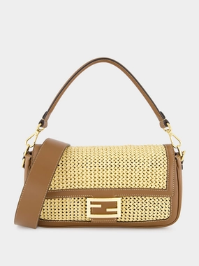 Macram Baguette Bag