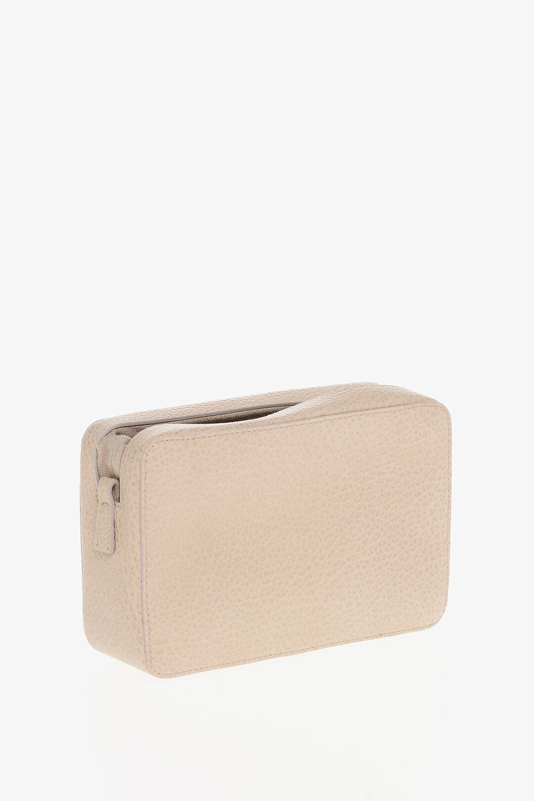 Maison Margiela Mm11 Textured Leather 5A Crossbody Bag With Canvas Detail