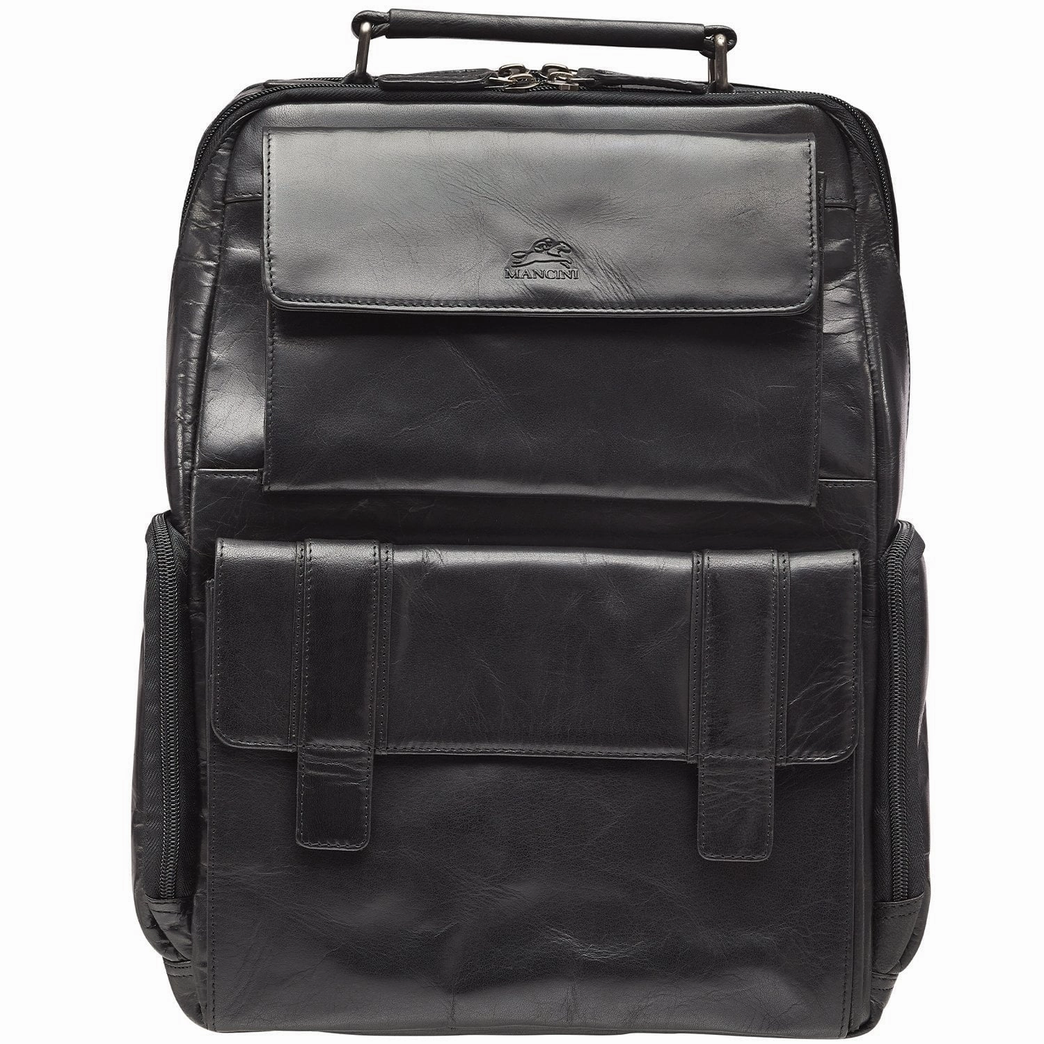 Mancini BUFFALO Backpack with RFID Secure Pocket for 15.6 Laptop