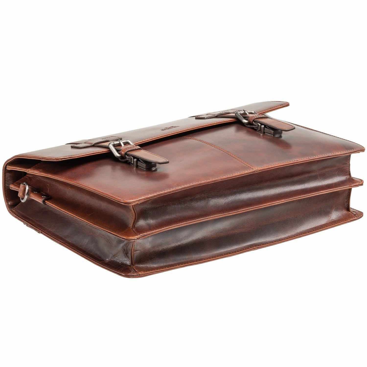 Mancini BUFFALO Double Compartment Briefcase for 15.6 Laptop / Tablet