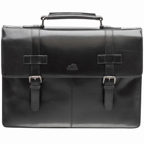 Mancini BUFFALO Double Compartment Briefcase for 15.6 Laptop / Tablet