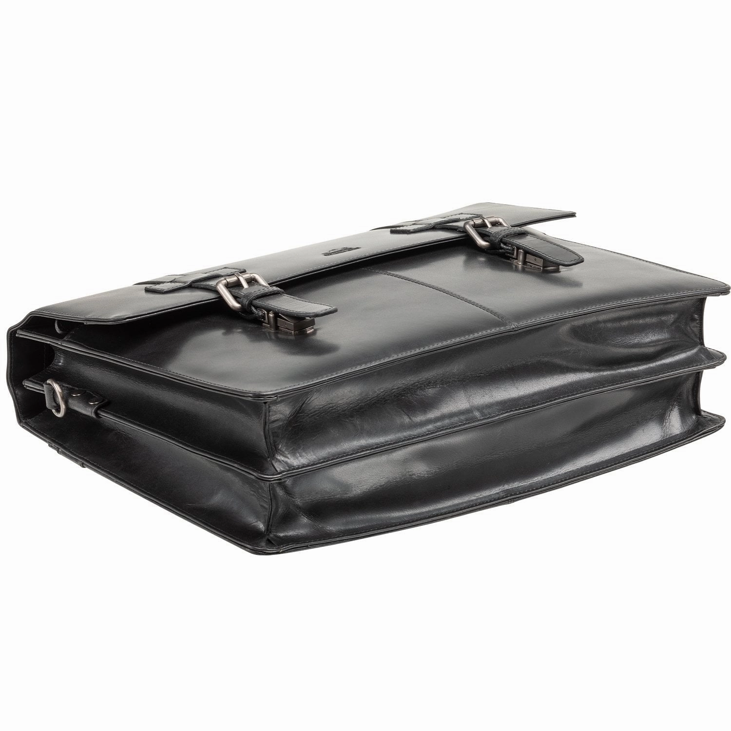 Mancini BUFFALO Double Compartment Briefcase for 15.6 Laptop / Tablet